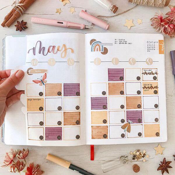 25 Bullet Journal Calendar Ideas I Can’t Get Enough Of
