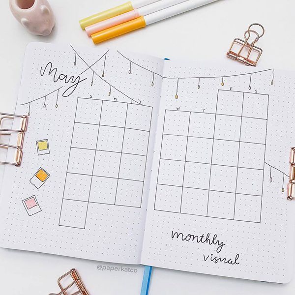 How to Bullet Journal When You Can't Draw - String and Space